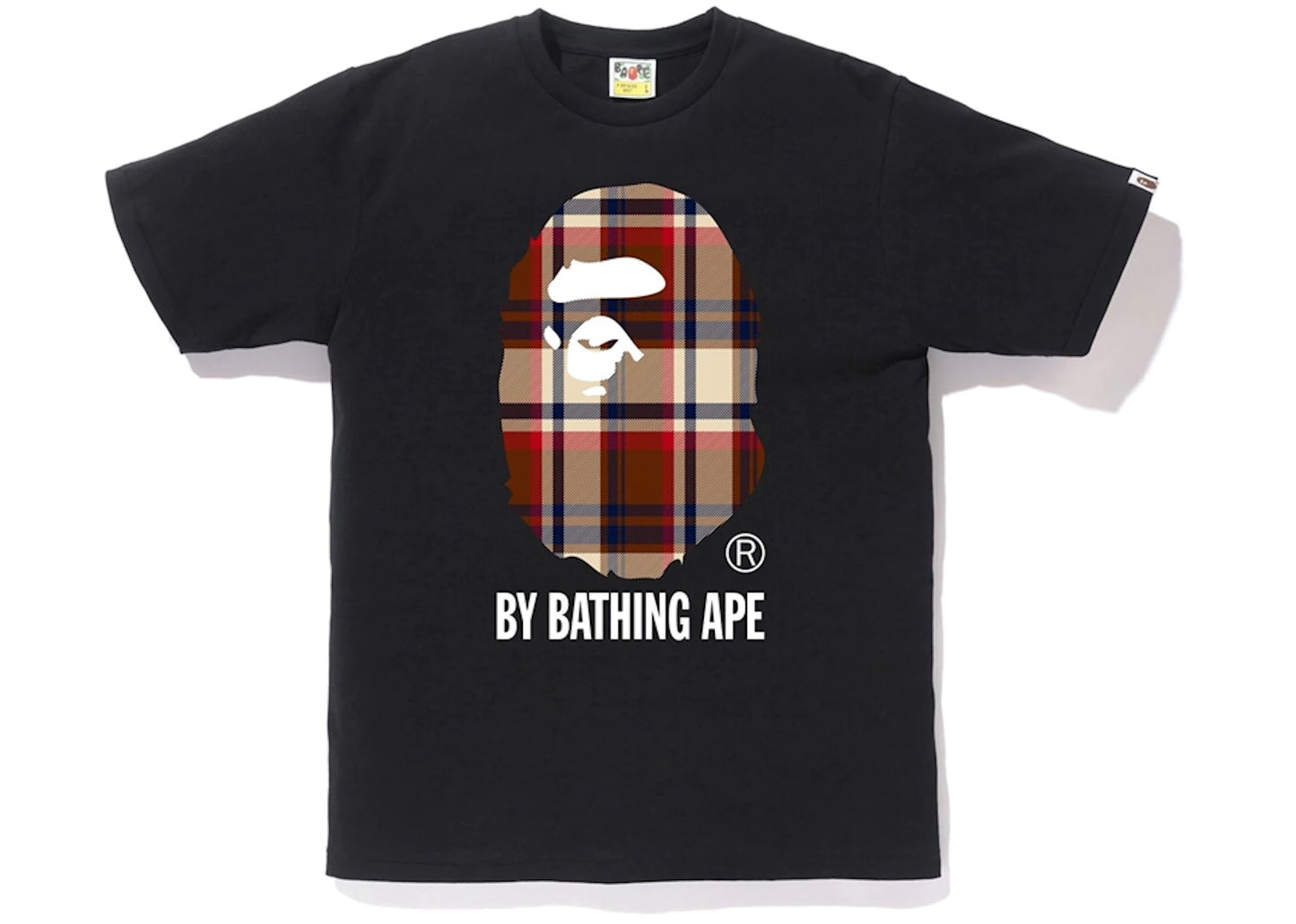 BAPE Check By Bathing Ape Tee Black/Red