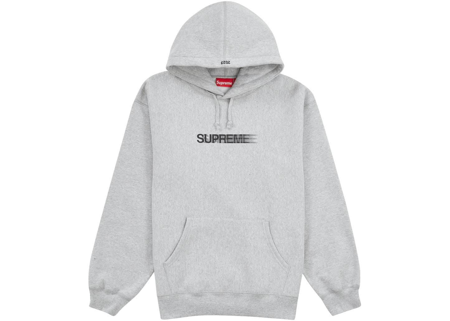 Supreme Motion Logo Hooded Sweatshirt (SS23) Heather Grey