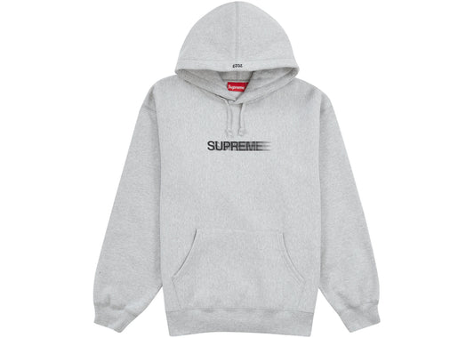 Supreme Motion Logo Hooded Sweatshirt (SS23) Heather Grey