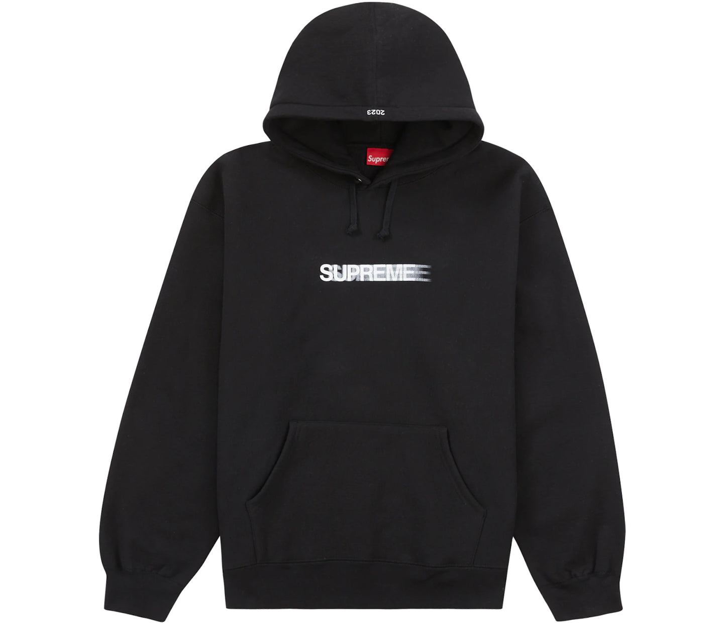 Supreme Motion Logo Hooded Sweatshirt (SS23) Black