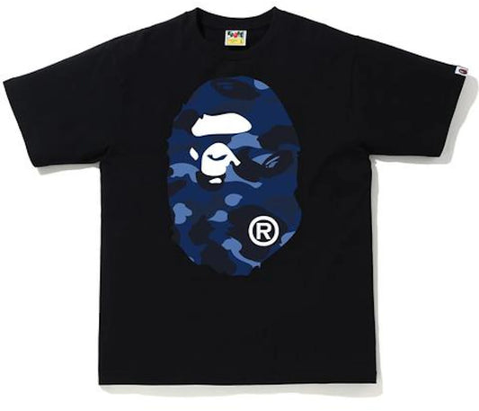 BAPE Color Camo Big Ape Head T-Shirt (SS20) Black/Navy