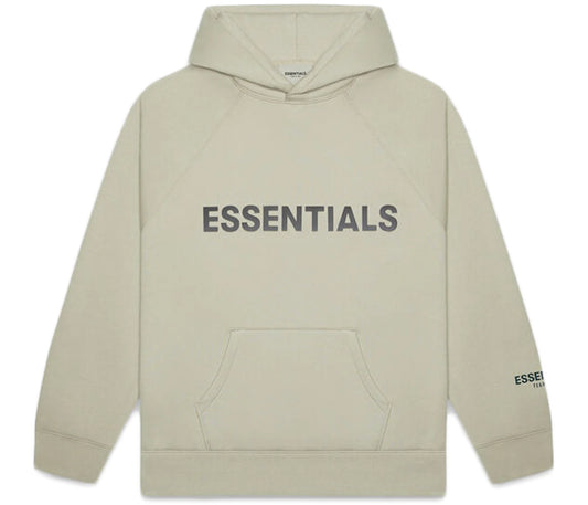 Fear of God Essentials Pullover Hoodie Applique Logo Moss