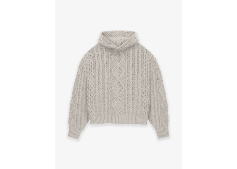 Fear of God Essentials Cable Knit Hoodie