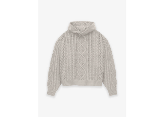 Fear of God Essentials Cable Knit Hoodie