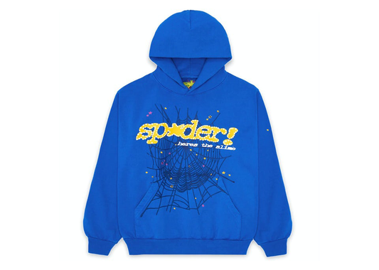 Sp5der TC Hoodie Blue